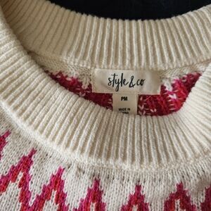 Macy's Style & Co. Fair Isle Sweater